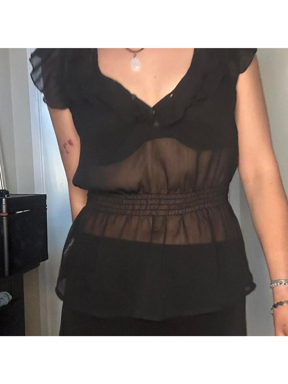 Miley cyrus size m sheer
